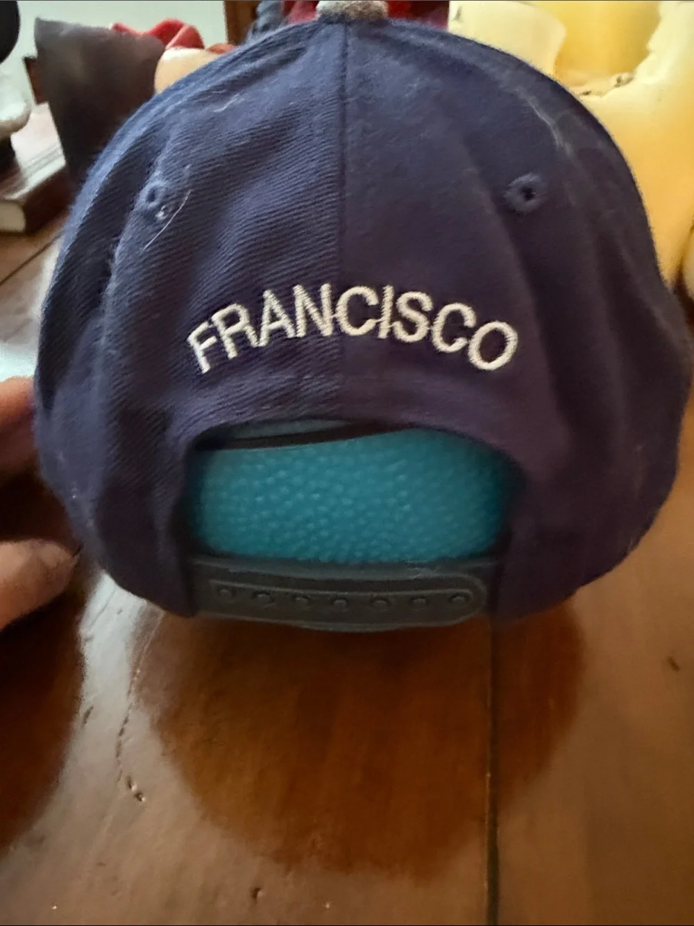 Navy and Gray Snapback Cap